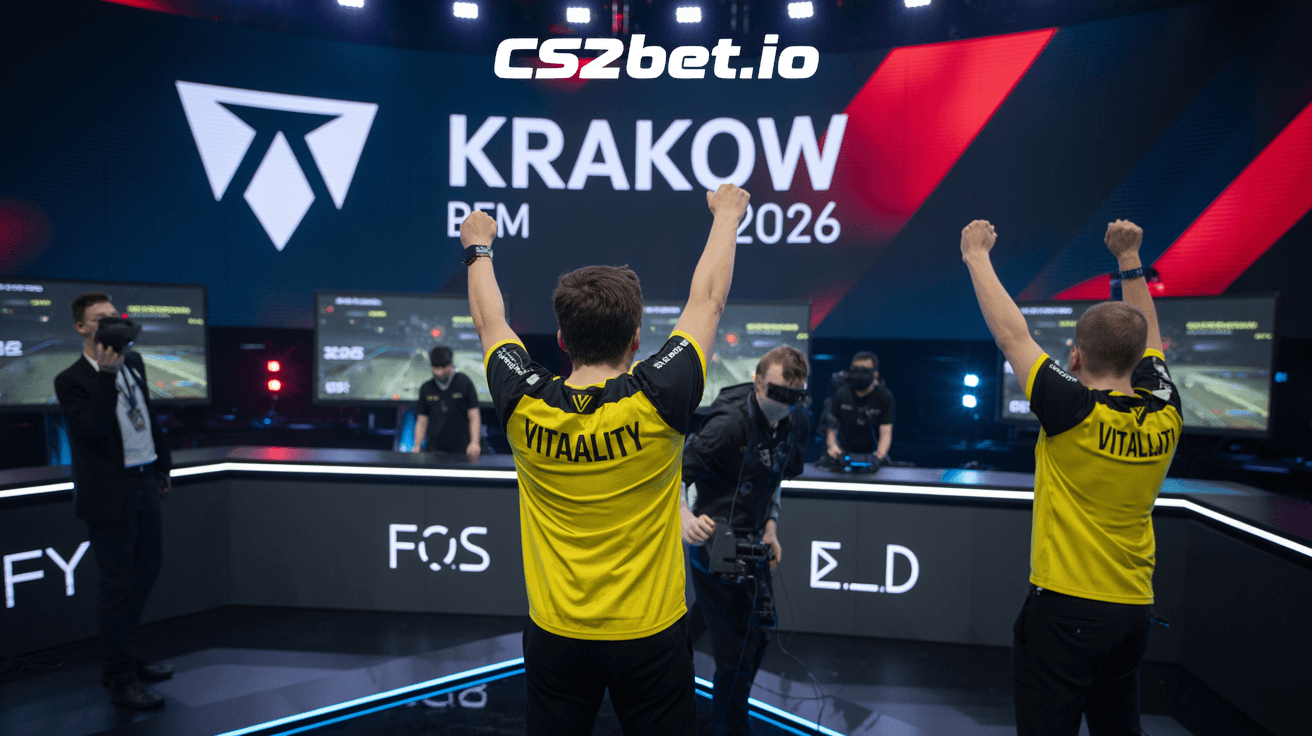 Vitality Secure Playoff Spot at IEM Krakow 2026